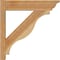 Ekena Millwork Funston Rough Sawn Traditional Outlooker, Western Red Cedar, 6"W x 24"D x 24"H OUT06X24X24FST01RWR - alternate 2
